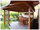 Canopies on terraces