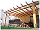 Canopies on terraces