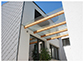 Canopies on terraces